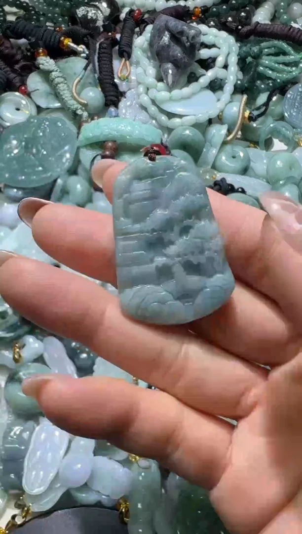 吊坠(不含链)未镶嵌翡翠1