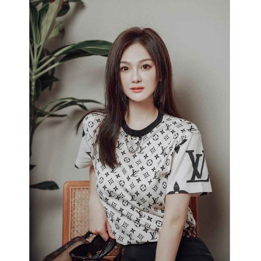 未使用 LouisVuitton/路易威登 满印圆领短袖 /S