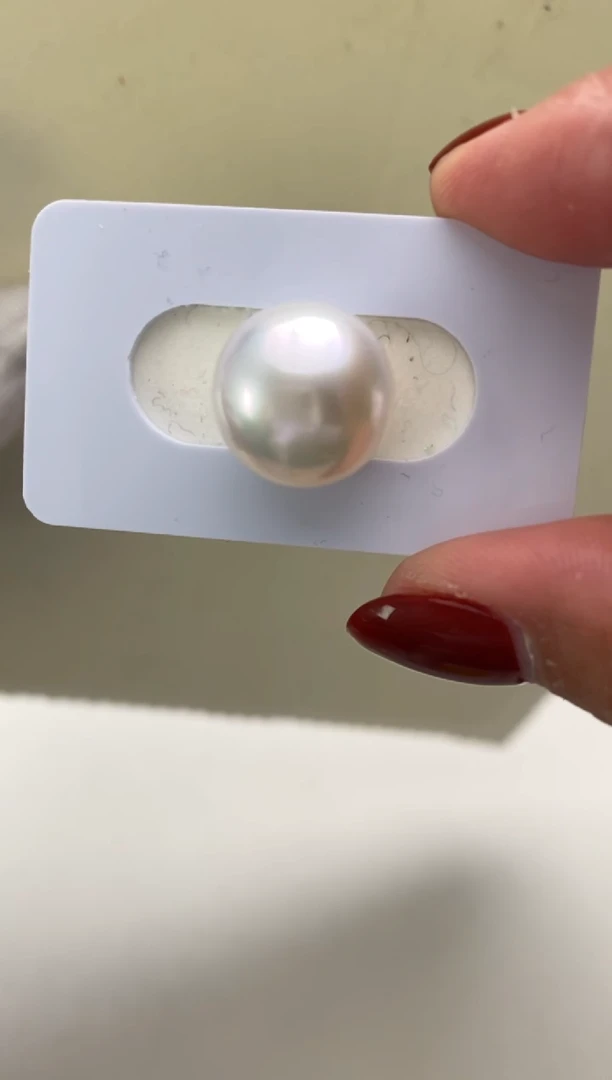 【闪购商品】海水珍珠裸珠未镶嵌澳白3A宝石光