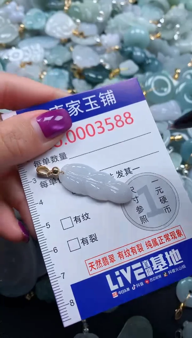 颈饰未镶嵌翡翠3588