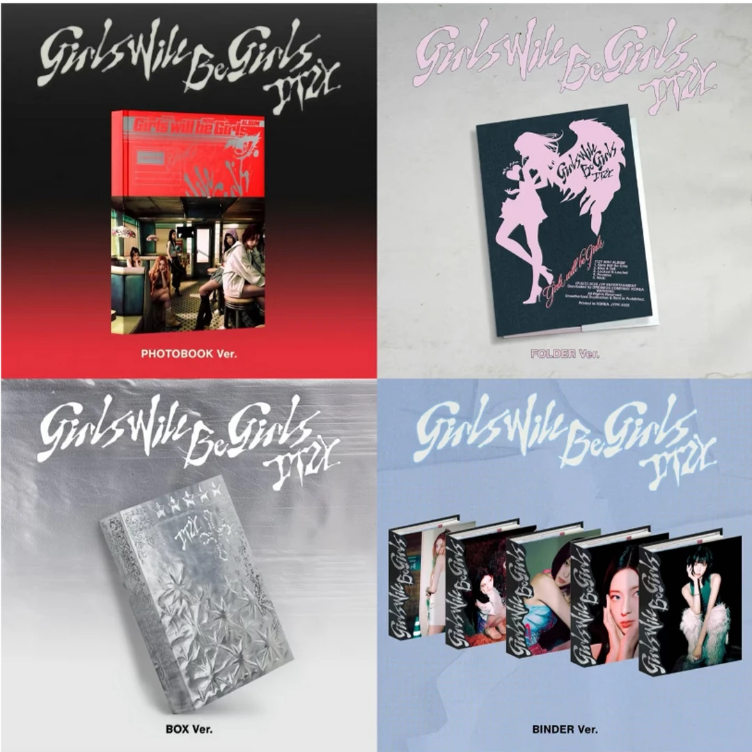 Itzy 新专 Girls will be girls 专辑 特典