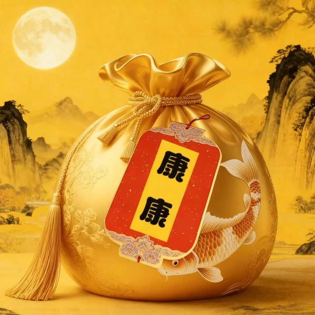 2号康康【老师傅推荐】手绘卡 生肖挂饰福 挂饰