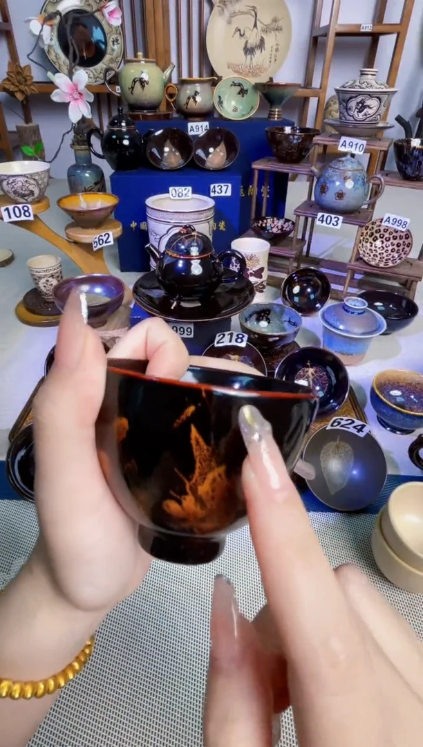 小***食吉州窑单盏单杯壶单个品类