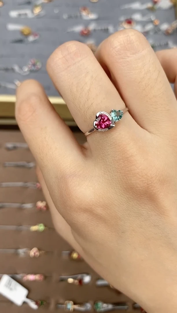 【闪购商品】碧玺戒指18K金镶嵌戒指