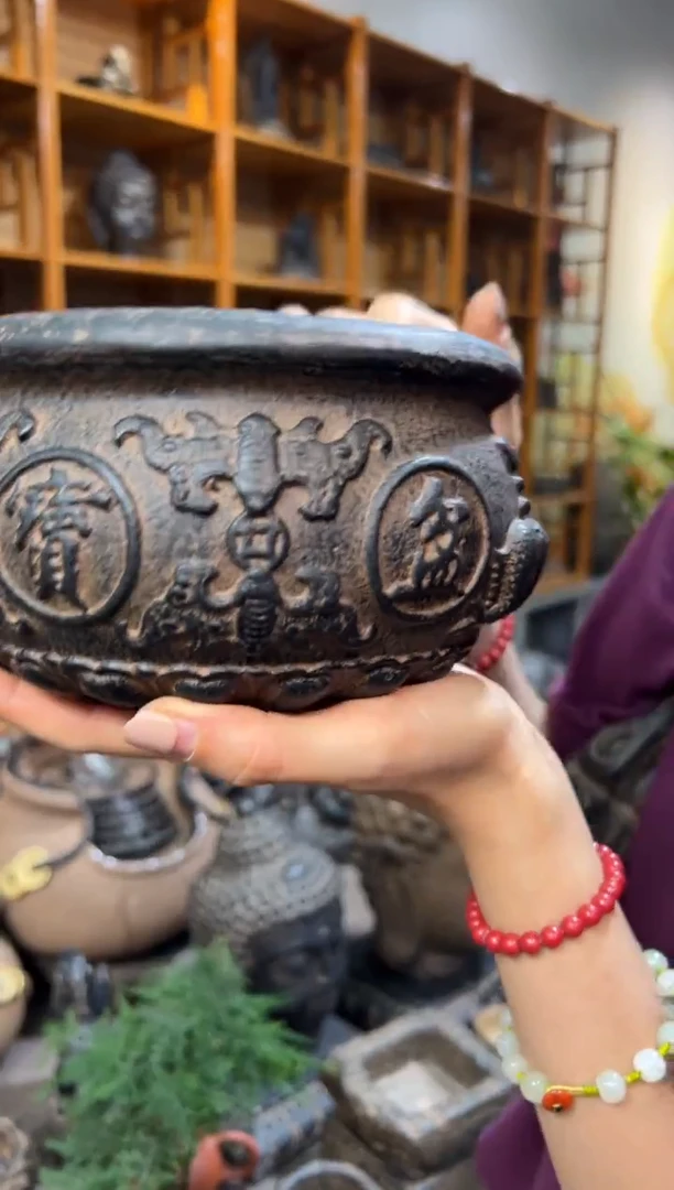 陶土【火山泥】聚宝盆