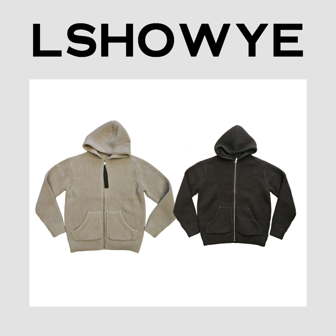 LSHOWYE｜【静奢大师】重工针织卫衣开衫 202832