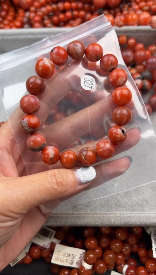 未镶嵌手串南红玛瑙12+