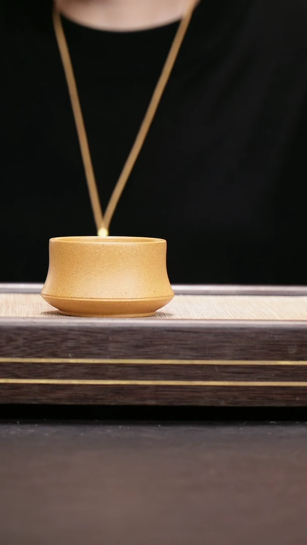 茶壶紫砂黄金段 柱础杯