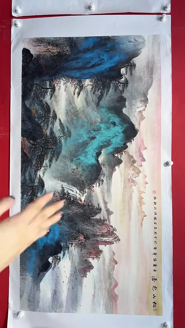 国画画家陆远华纯手绘原作