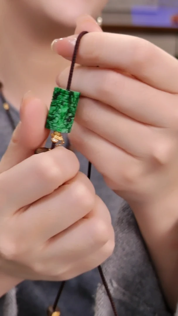 颈饰未镶嵌翡翠国风