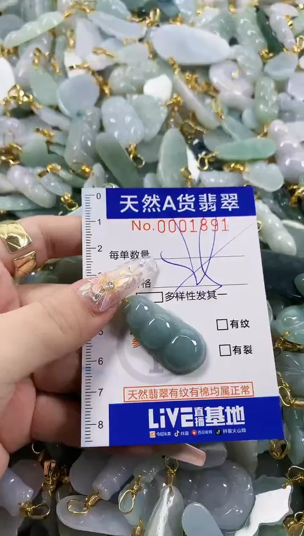 颈饰未镶嵌翡翠天然A货翡翠