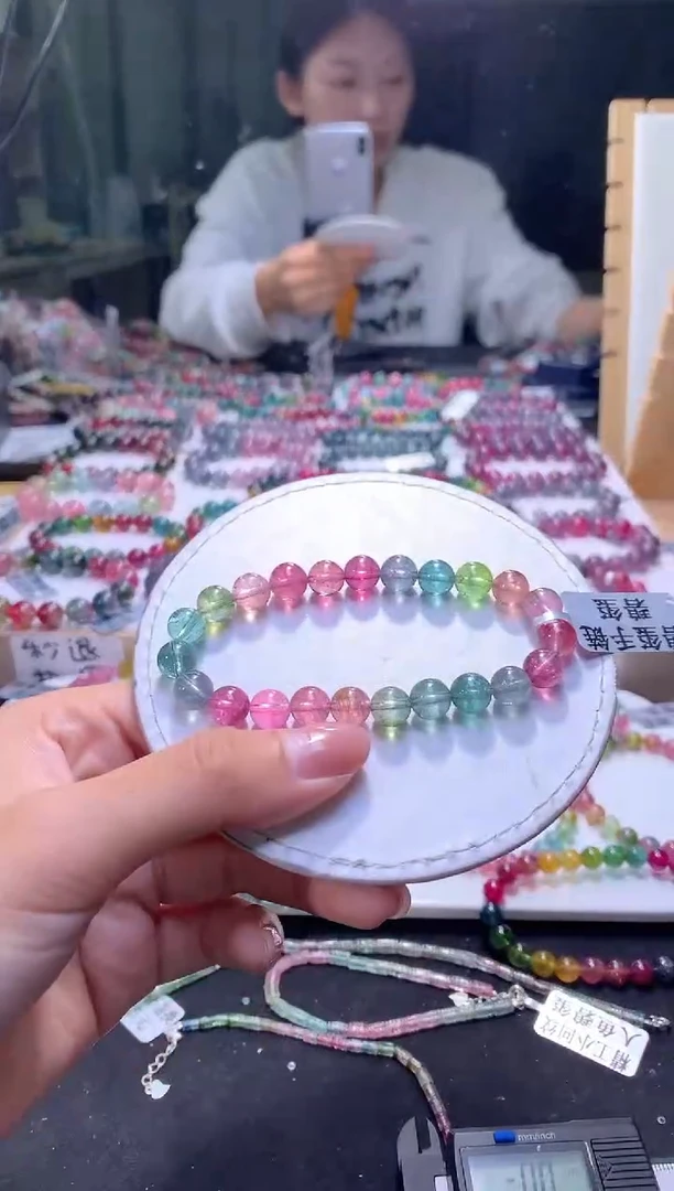 未镶嵌手串碧玺A23【天然碧玺】