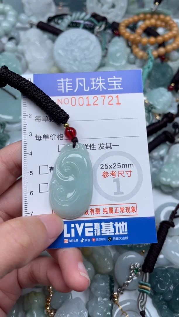颈饰未镶嵌翡翠12721