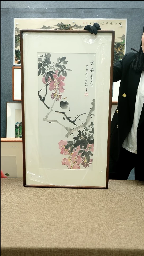 【闪购商品】国画52*92陈默如老师花鸟