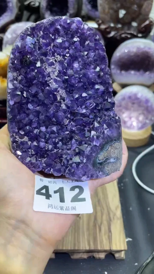 未镶嵌大型摆件（非配饰）紫晶412号摆件