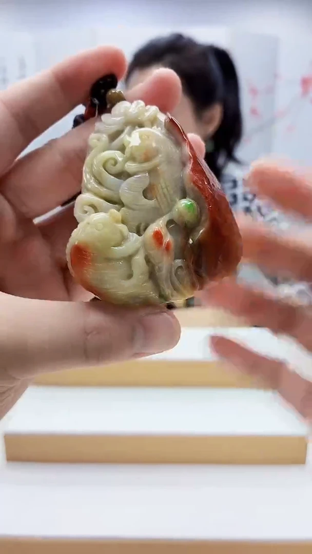 未镶嵌定制翡翠5160bb-毛货挂件11