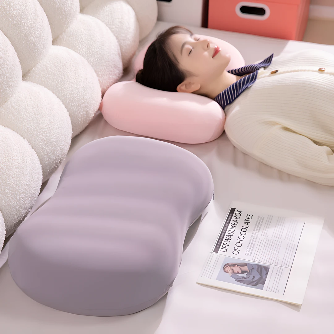 冰丝猫肚枕记忆棉枕头护颈椎助睡眠低枕柔软学生宿舍午睡枕夏凉枕