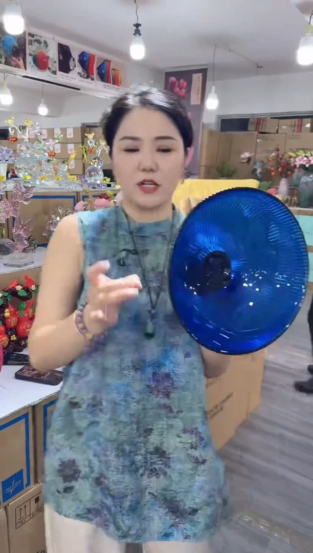 琉璃瑞直花瓶花器J-晚2