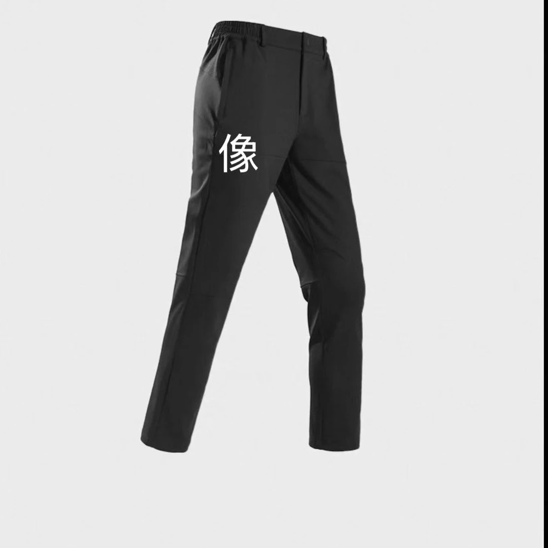 新款【大象 +冲锋裤】户外休闲防风徒步登 山裤秋冬加绒