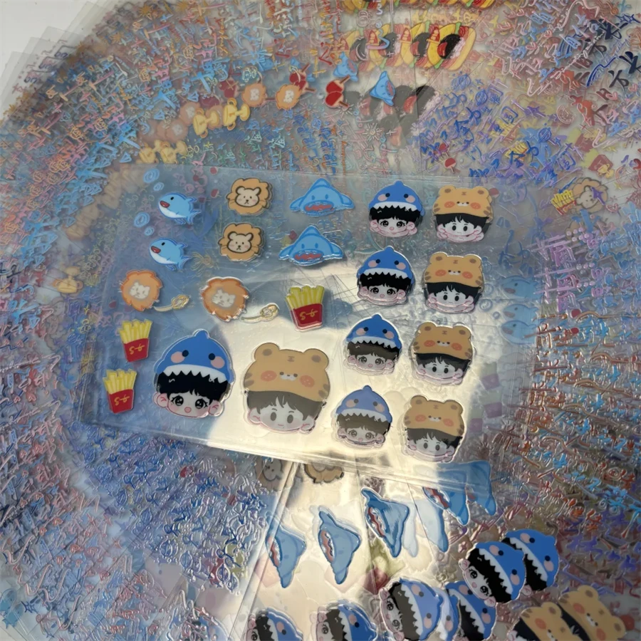 小红书同款莎头语录转印贴莎头组合周边励志贴纸平板手机装饰贴