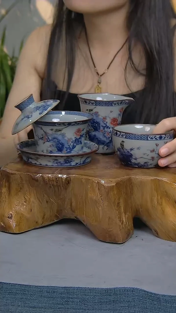 3件套陶瓷茶具家用简装系列