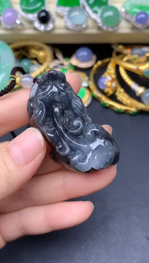 颈饰未镶嵌翡翠259-雪姐翡翠天天见
