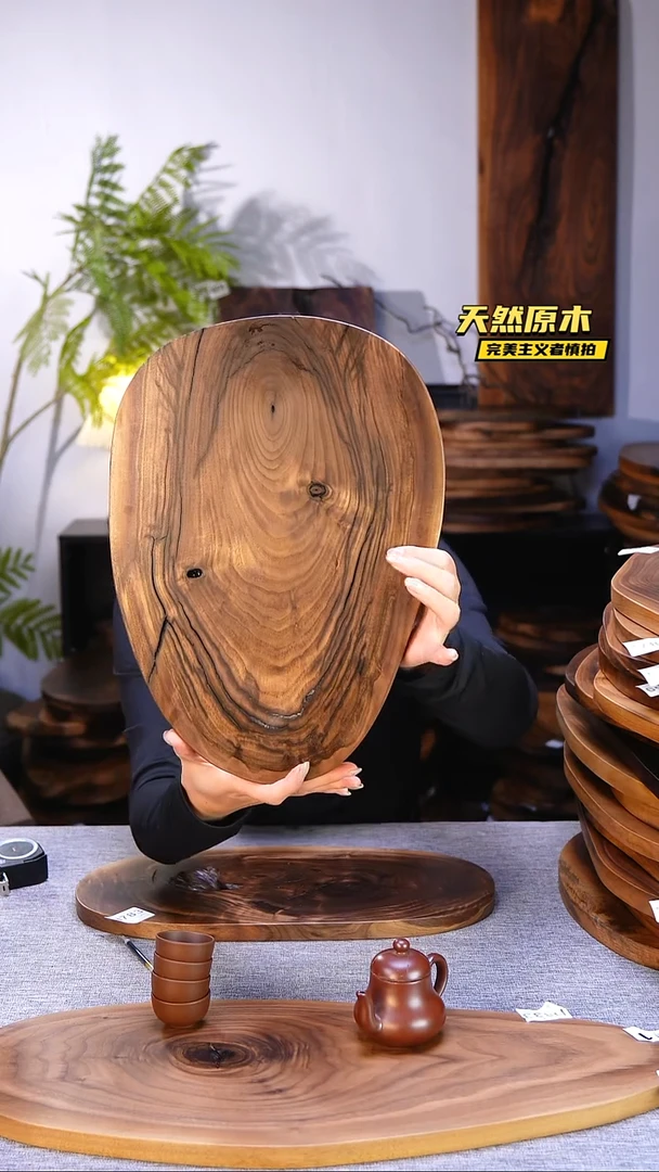 木北美黑胡桃原木.干裂疤结不属于商品质量问题完美主义者慎拍