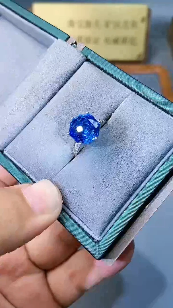 【闪购商品】托帕石戒指银S925镶嵌354