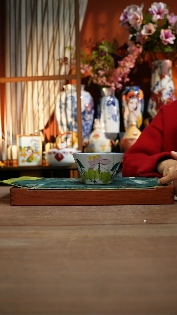 【简家甄选】景德镇设计师釉下手绘陶瓷