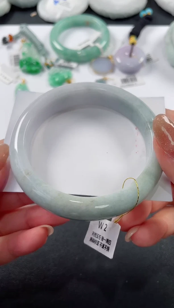 未镶嵌手镯翡翠 基地发货H 3932 60+