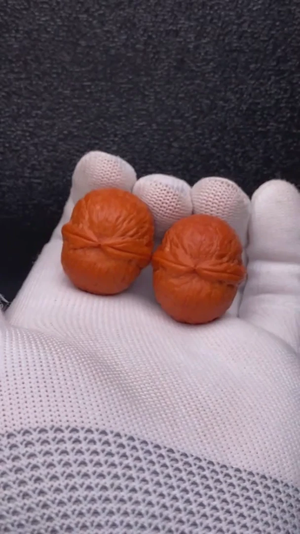 【闪购商品】文玩核桃把件蛇皮元宝