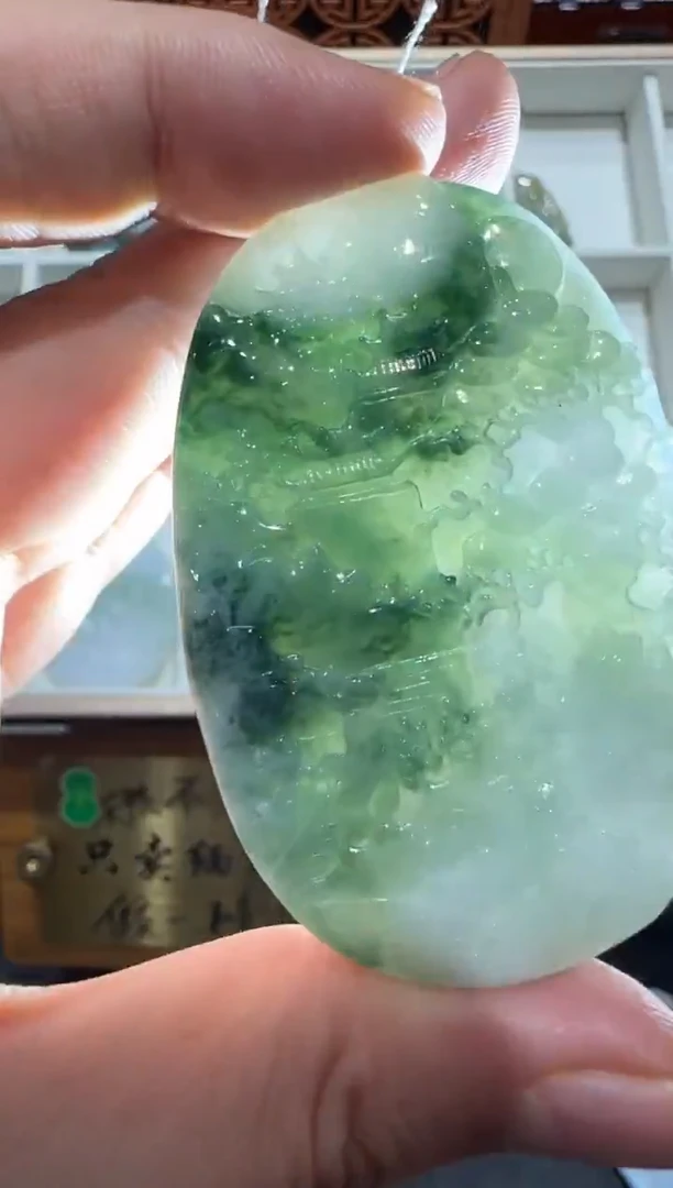 未镶嵌挂件翡翠A货翡翠多样性孤品