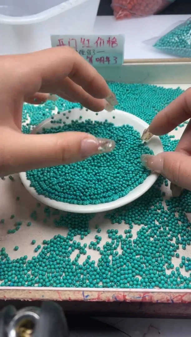 【闪购商品】玛瑙/玉髓颈饰未镶嵌w411高瓷绿*松2mm*100颗