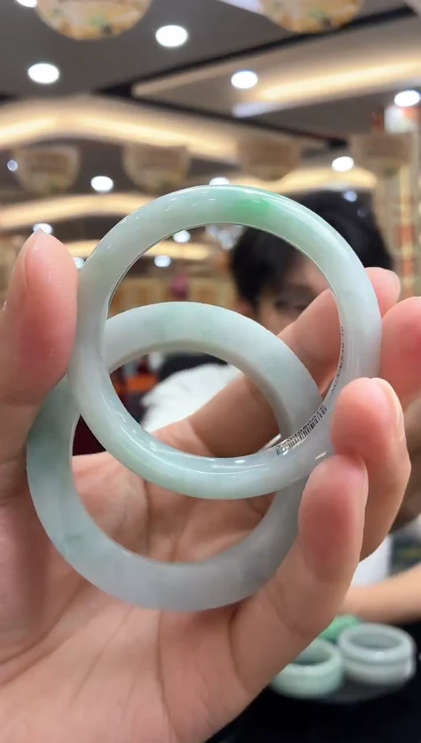 未镶嵌手镯定制翡翠天然缅甸翡翠手镯-多样性发一圈口53-60