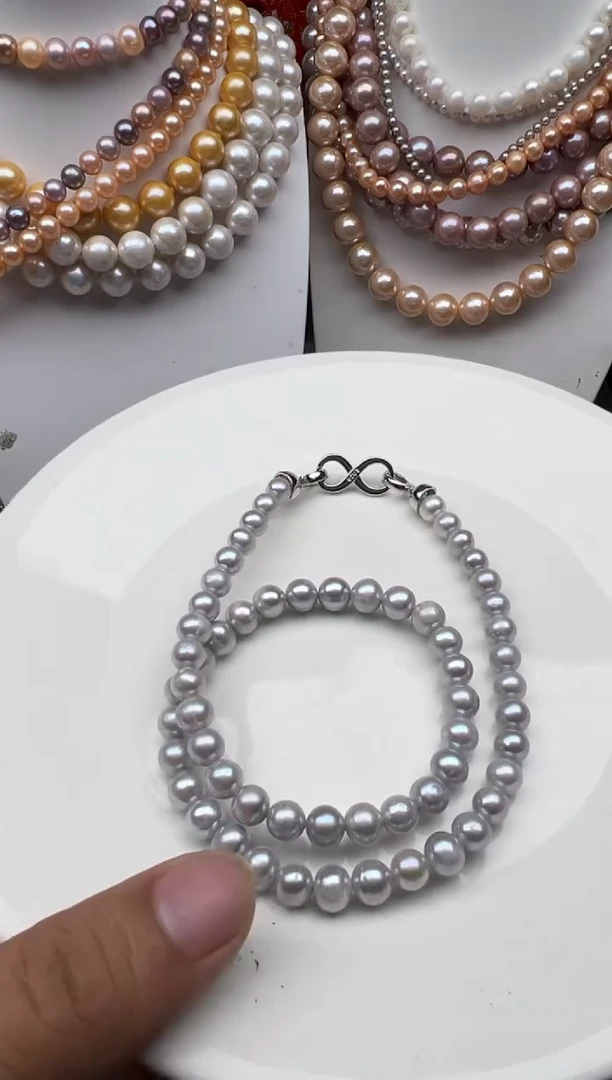 淡水珍珠未镶嵌颈饰1