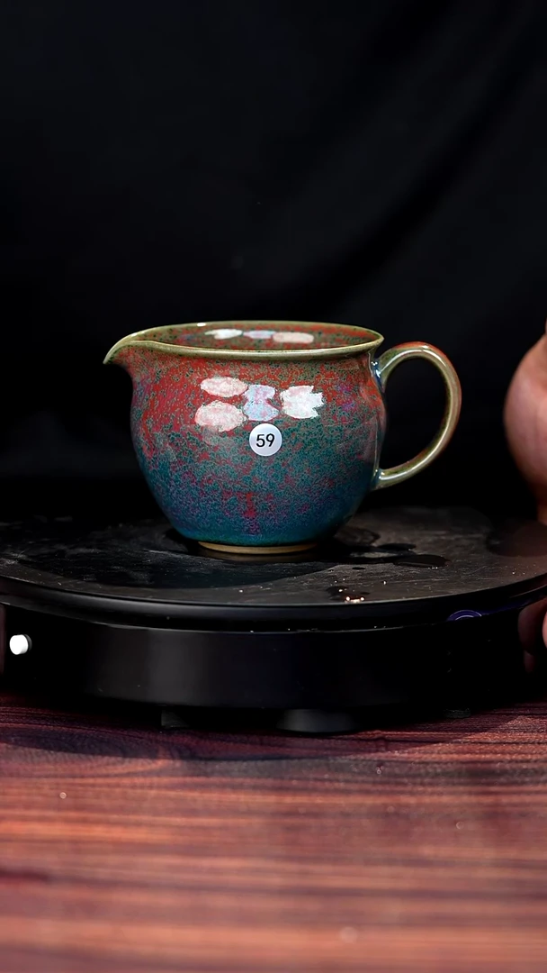 59#于大鹏一级品原矿钧瓷公道杯