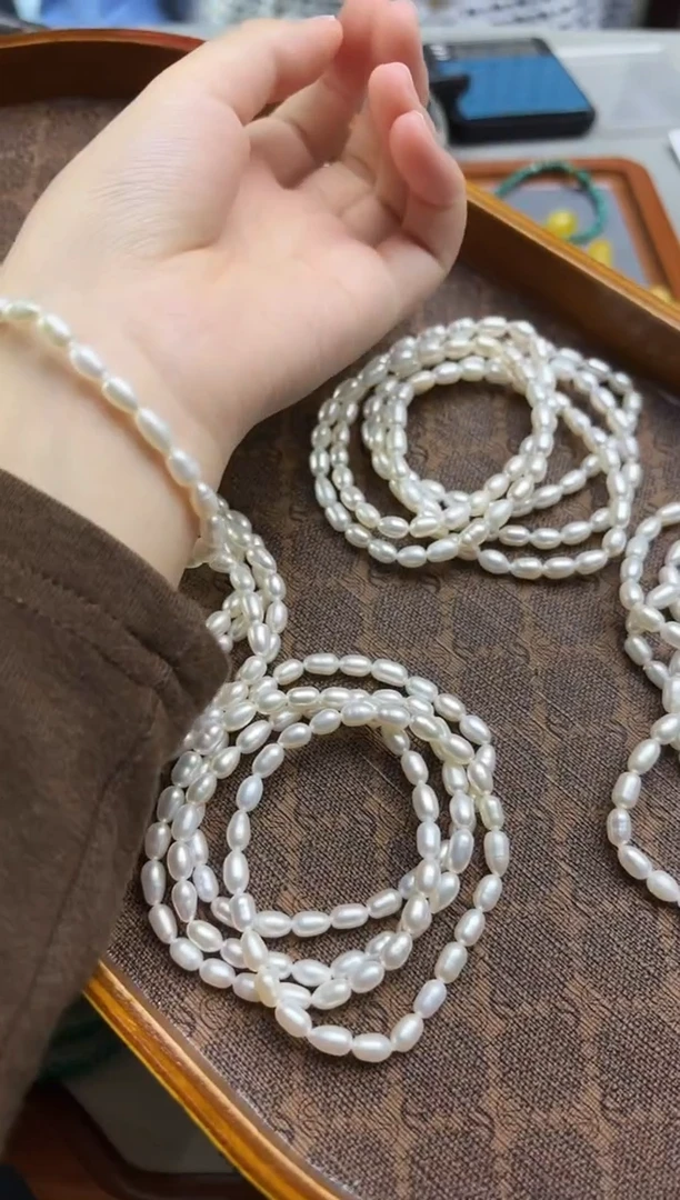 未镶嵌手串淡水珍珠珍珠米珠手串YX多样性发其一