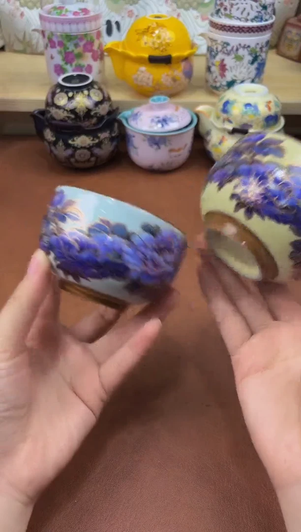 陶陶瓷茶具摆件旅行套组