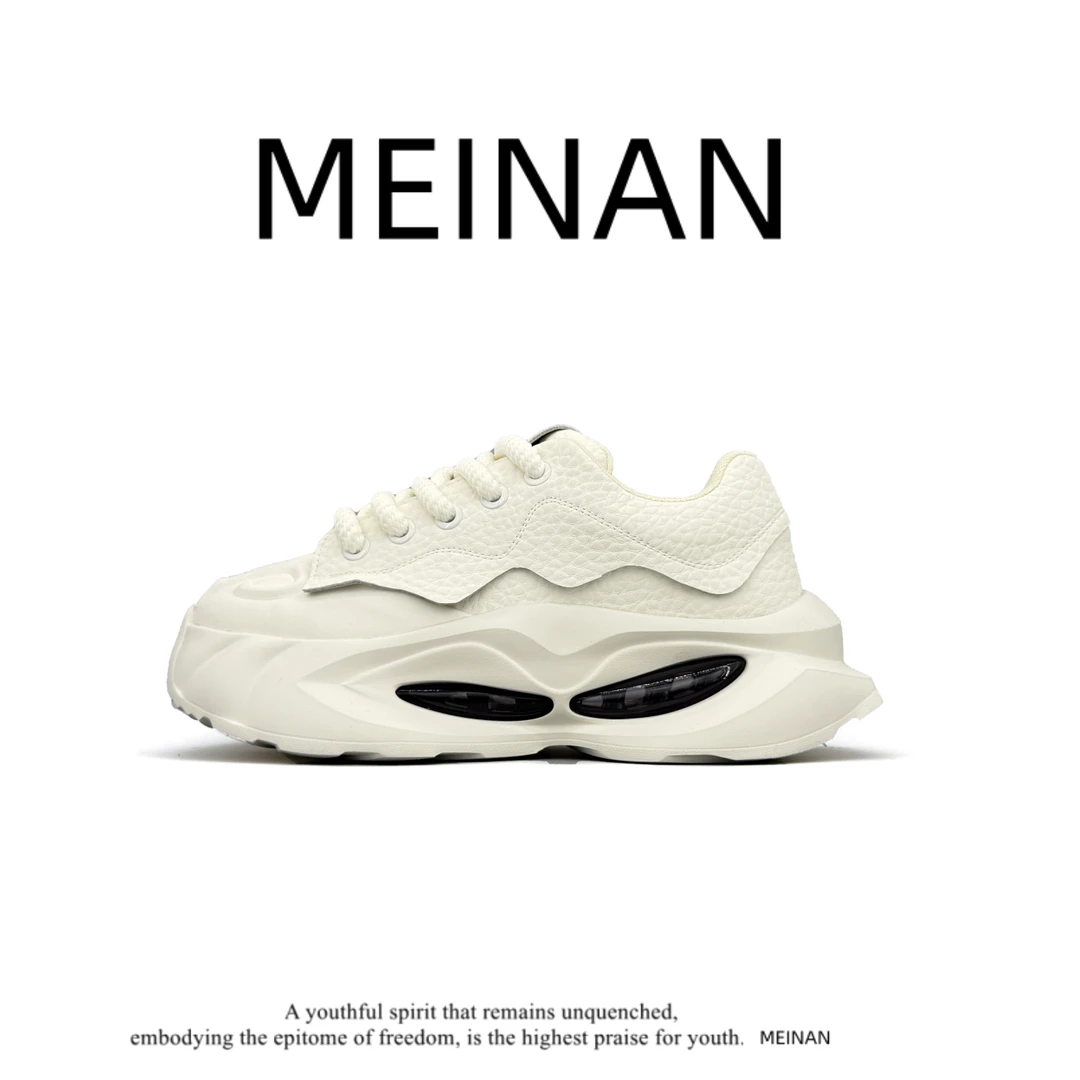 男鞋舒适增高休闲时尚老爹鞋秋季百搭新款男士气垫潮鞋