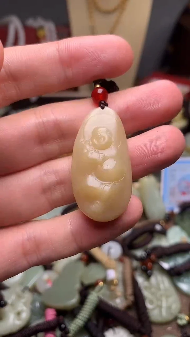 颈饰未镶嵌和田玉新疆料青海料清水和田玉吊坠