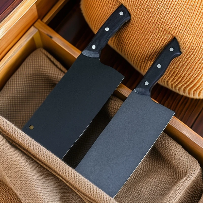 【厨神】高端V3N超硬厨房刃具 劈砍有力切削锋利持久耐用