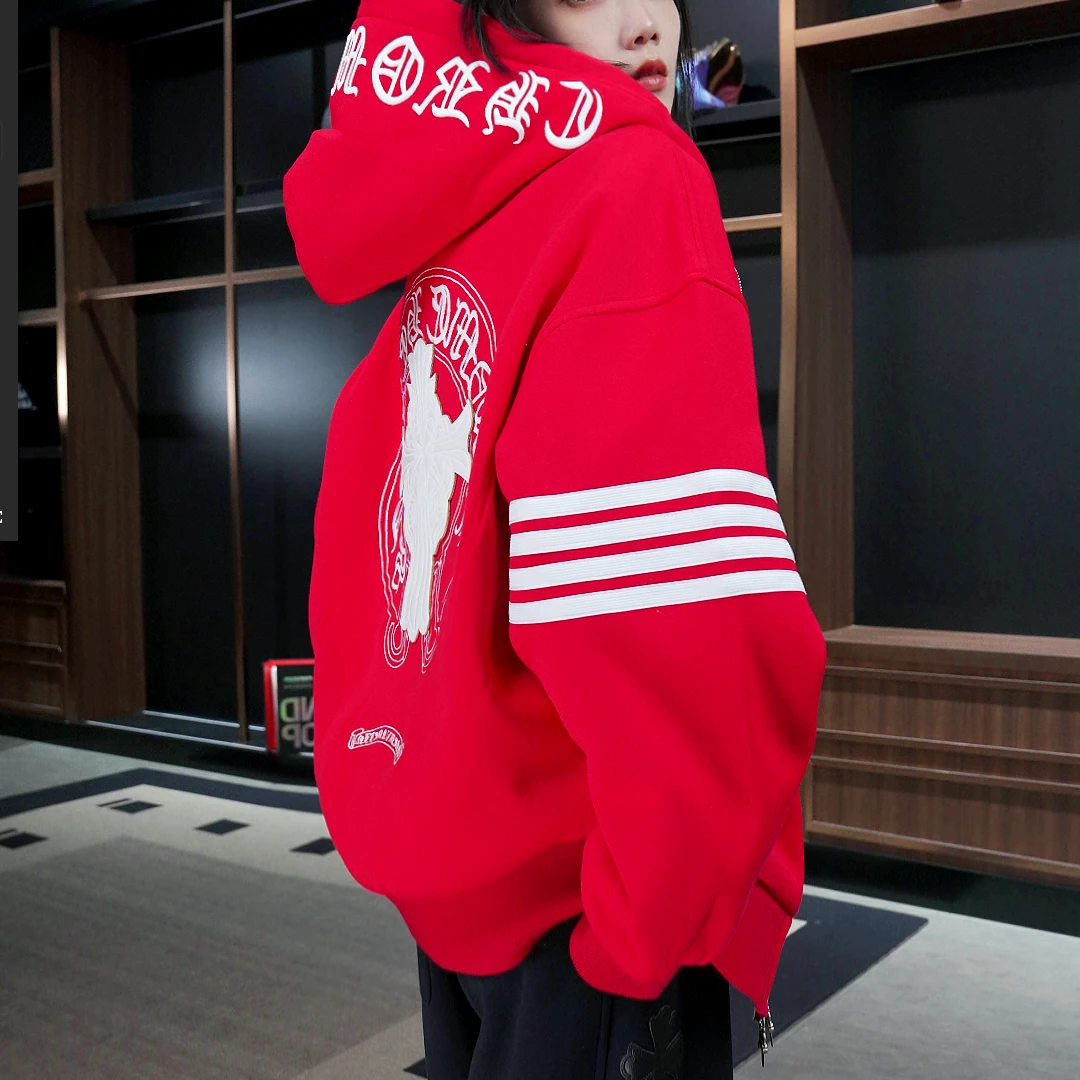 【绘尚D17Y黛仪0024】美式秋冬休闲百搭情侣款个性外套WC0024