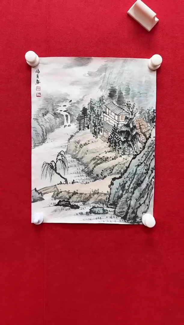 国画z天津人美-张fu有国画1平尺