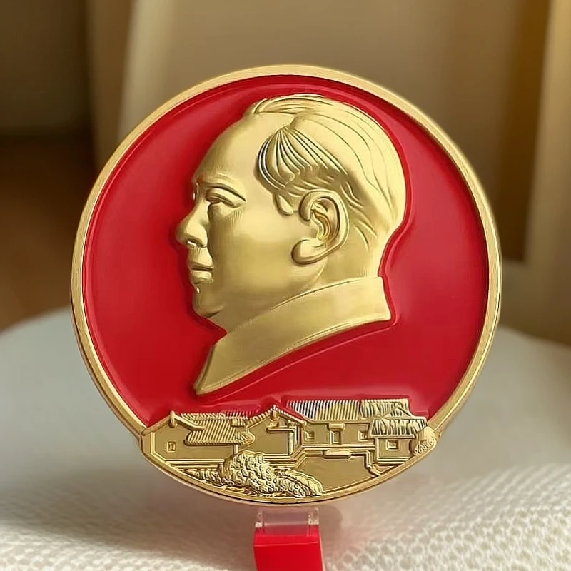 合金胸针 毛主席像章故居头像红色徽章胸章毛爷爷胸针伟人胸针