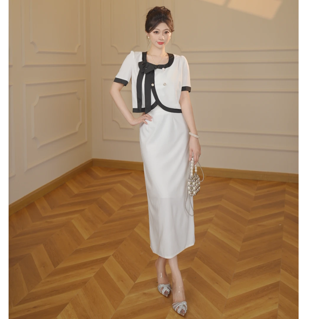 【张小小】【两件套】时尚套装夏季2025年新款女士装高级感小香风1093