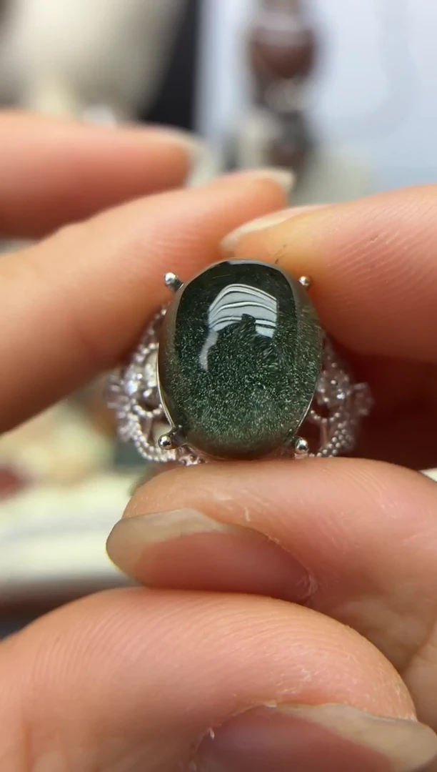 银S925镶嵌珠宝半成品水晶定制定制