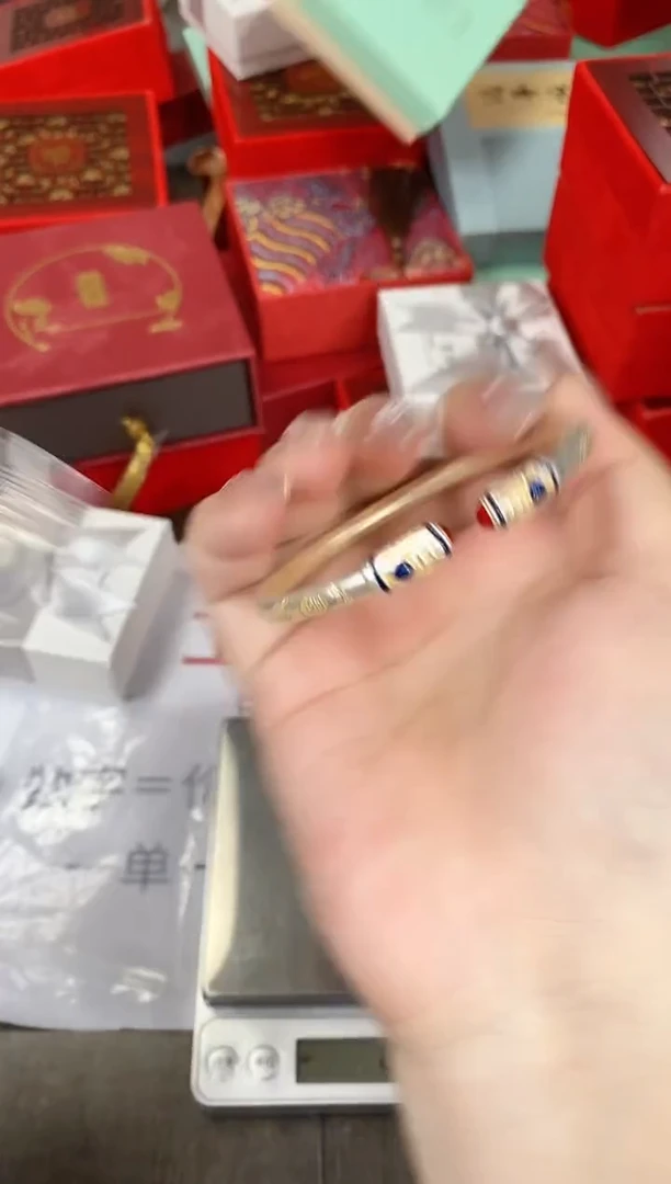 无足银999金箍棒吉言手镯