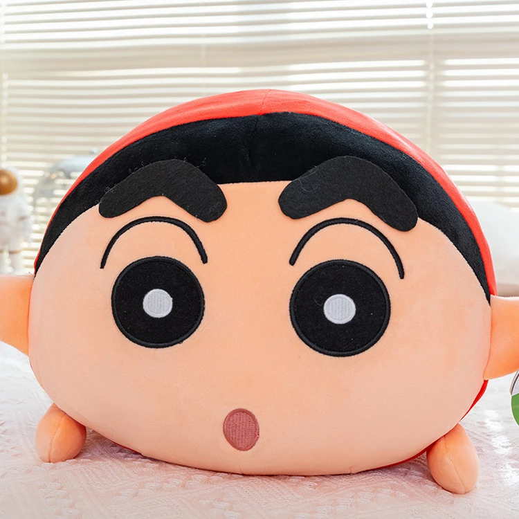 可爱卡通蜡笔小新抱枕居家沙发靠枕办公宿舍午睡枕玩偶男女生礼物