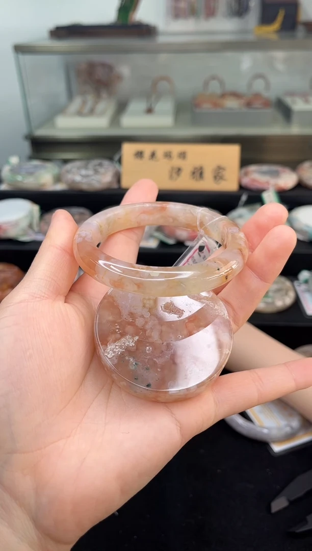 未镶嵌手镯石英质玉60圈口（赠品镯心）691272