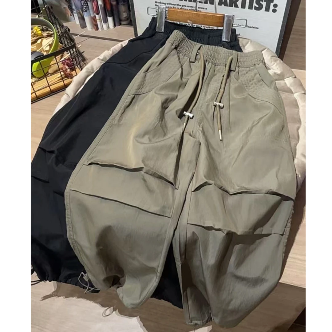 508530 韩版2025男女童新款时尚儿童洋气百搭休闲裤